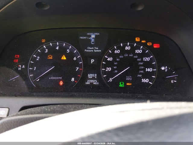 2008 Lexus Ls 460 მანქანა იყიდება აუქციონზე, vin: JTHBL46F885065355, აუქციონის ნომერი: 44459587