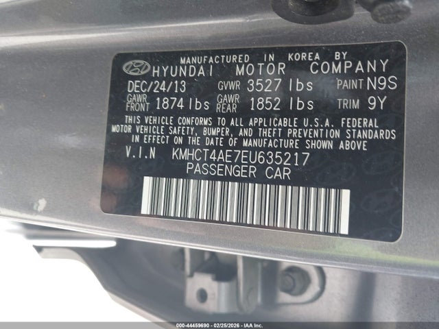 Hyundai ACCENT GLS 2014 KMHCT4AE7EU635217 Image 9