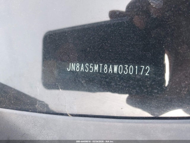 44459816 :رقم المزاد ، JN8AS5MT8AW030172 vin ، 2010 Nissan Rogue Sl مزاد بيع