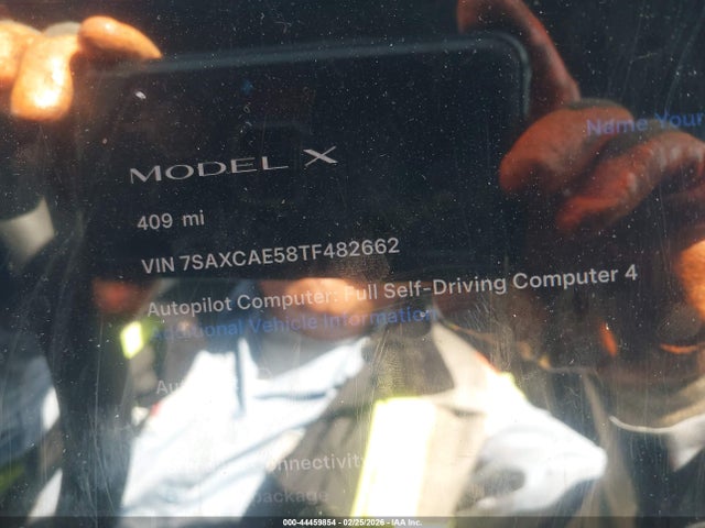 44459854 :رقم المزاد ، 7SAXCAE58TF482662 vin ، 2026 Tesla Model X All-wheel Drive مزاد بيع