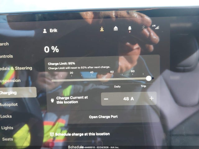 44460010 :رقم المزاد ، 5YJSA1E65MF440859 vin ، 2021 Tesla Model S Plaid Tri Motor All-wheel Drive مزاد بيع