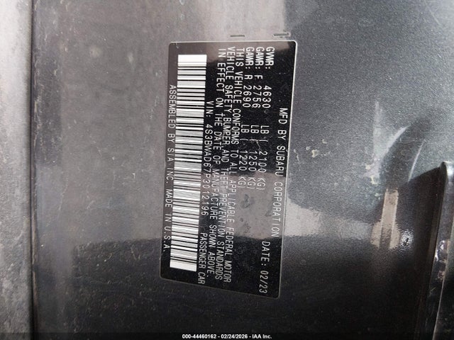 Subaru Legacy Premium 2023 4S3BWAD67P3012196 Image 9