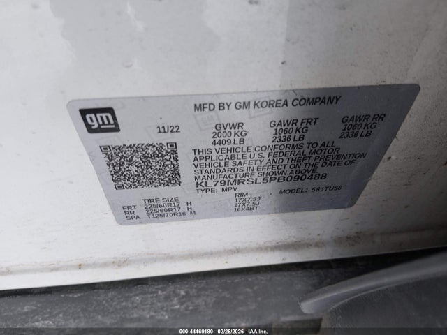 Chevrolet Trailblazer Awd Lt 2023 KL79MRSL5PB090488 Image 9