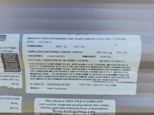 Heartland Rv Other 2020 5SFEB3224LE427282 Image 9