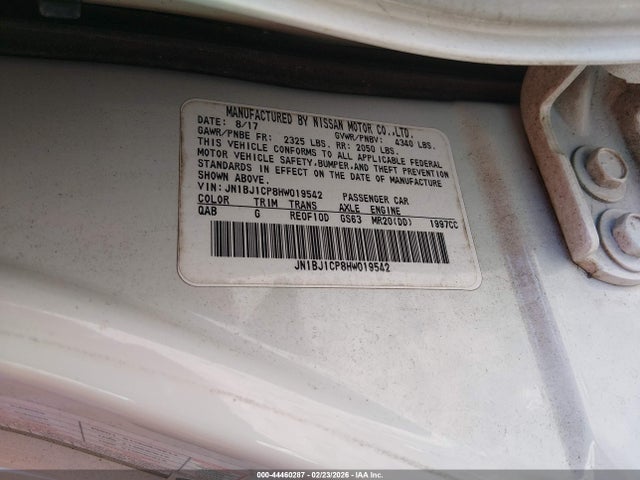 JN1BJ1CP8HW019542 Nissan Rogue Sport Sv