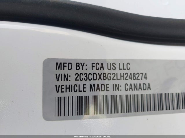 2020 DODGE CHARGER 2C3CDXBG2LH248274 Photo 8