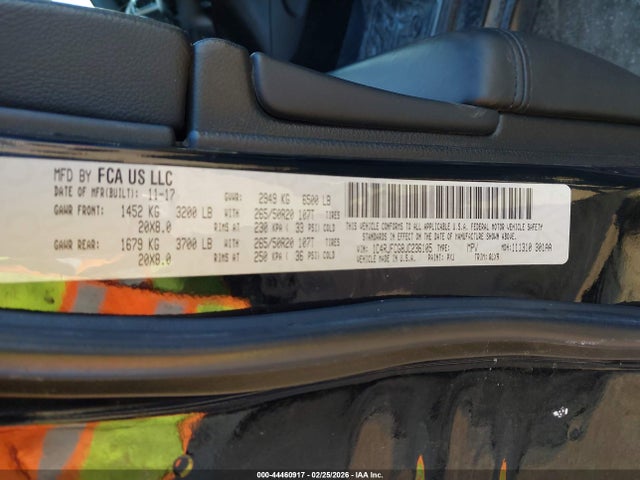 1C4RJFCG8JC236105 Jeep Grand Cherokee High Altitude 4x4