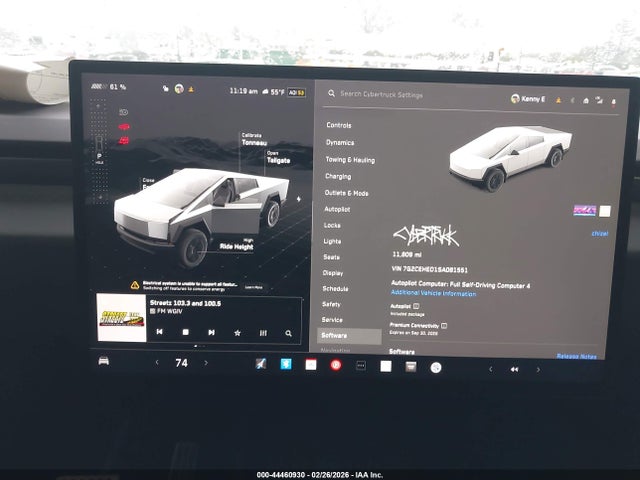 Aukcja sprzedaży 2025 Tesla Cybertruck All-wheel Drive, vin: 7G2CEHED1SA081551, numer aukcji: 44460930