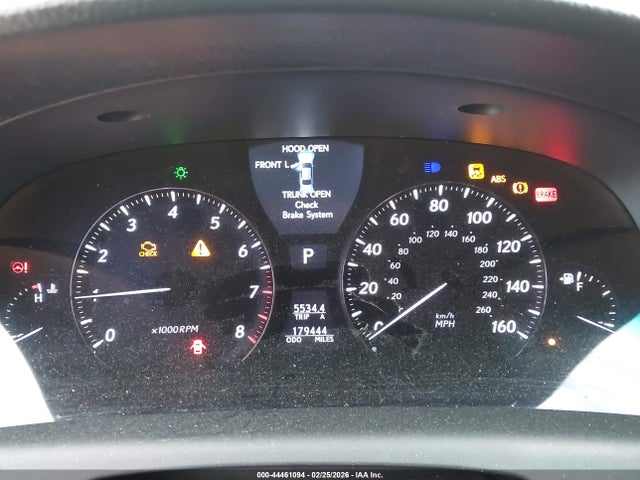 2008 Lexus Ls 460 მანქანა იყიდება აუქციონზე, vin: JTHBL46F385076912, აუქციონის ნომერი: 44461094