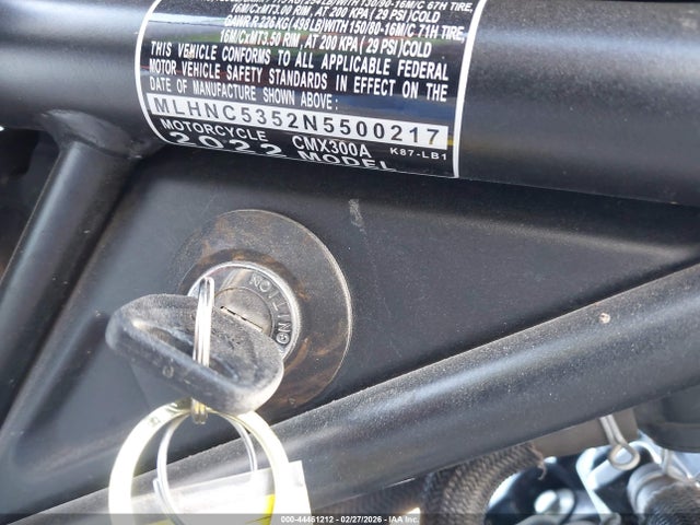 Honda Cmx300 A 2022 MLHNC5352N5500217 Image 10