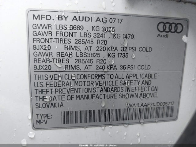 2018 AUDI Q7 WA1LAAF71JD005717 Photo 8