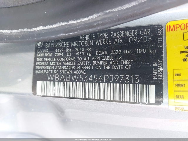 2006 BMW 330CI WBABW53456PJ97313 Photo 8