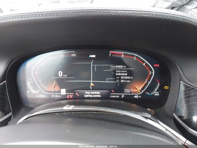 Продаж на аукціоні авто 2021 Bmw 750i Xdrive, vin: WBA7U2C00MCF40155, номер лоту: 44461345