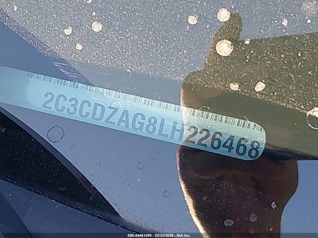 44461450 :رقم المزاد ، 2C3CDZAG8LH226468 vin ، 2020 Dodge Challenger Sxt مزاد بيع