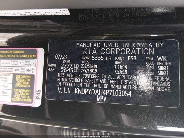 2023 KIA SPORTAGE PLUG-IN HYBRID KNDPYDAH4P7103054 Photo 8