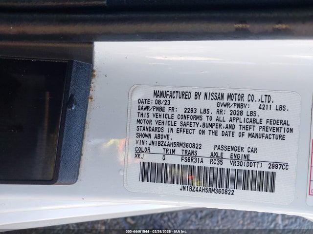 2024 NISSAN Z JN1BZ4AH5RM360822 Photo 8