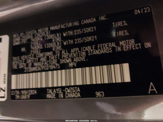 2023 LEXUS RX 350 2T2BAMCA7PC018475 Photo 8