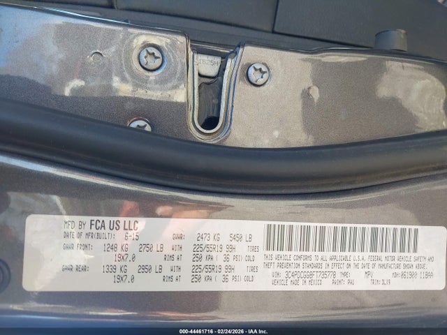 Dodge Journey Crossroad 2015 3C4PDCGG8FT735778 Image 9
