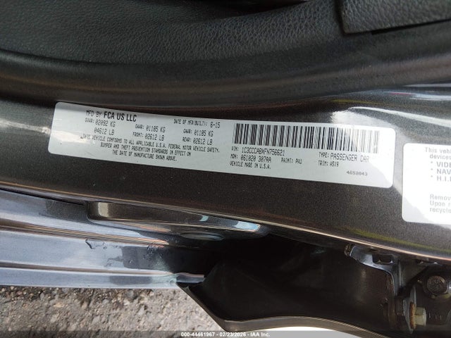 Aukcja sprzedaży 2015 Chrysler 200 Limited, vin: 1C3CCCABXFN756621, numer aukcji: 44461967