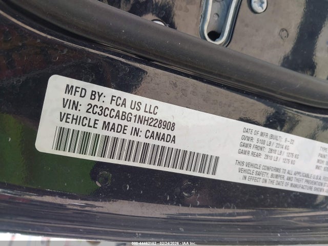 2022 CHRYSLER 300 2C3CCABG1NH228908 Photo 8