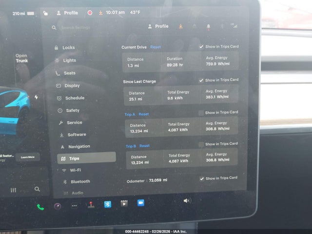 44462248 :رقم المزاد ، 7SAYGDEE7NF363949 vin ، 2022 Tesla Model Y Long Range Dual Motor All-wheel Drive مزاد بيع