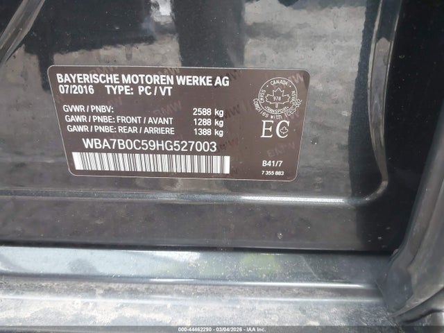 2017 BMW 750I WBA7B0C59HG527003 Photo 8