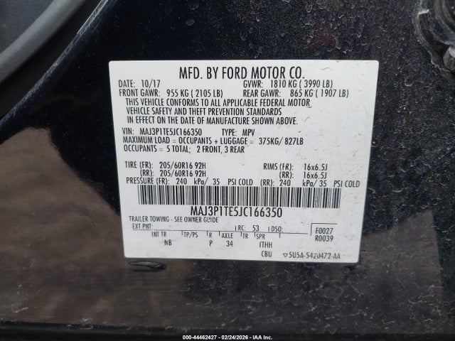 Ford Ecosport Se 2018 MAJ3P1TE5JC166350 Image 9