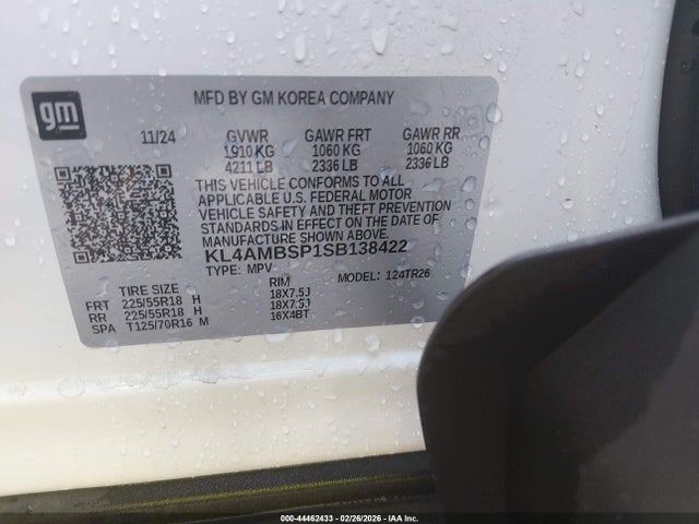 Продаж на аукціоні авто 2025 Buick Encore Gx Preferred Fwd, vin: KL4AMBSP1SB138422, номер лоту: 44462433