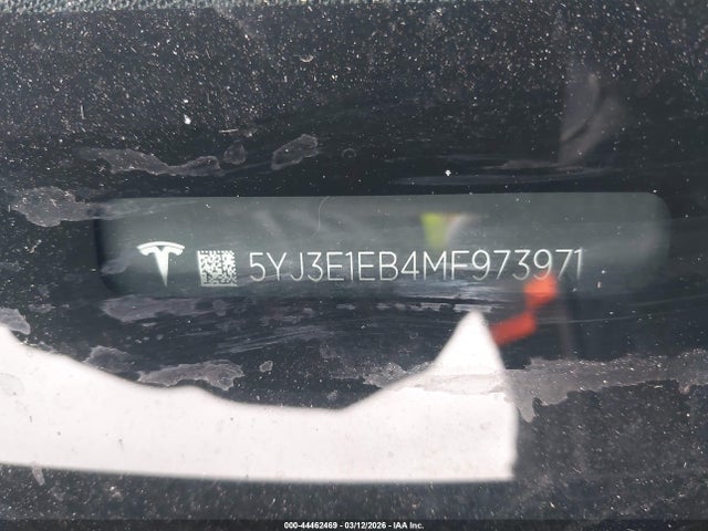 Aukcja sprzedaży 2021 Tesla Model 3 Long Range Dual Motor All-wheel Drive, vin: 5YJ3E1EB4MF973971, numer aukcji: 44462469