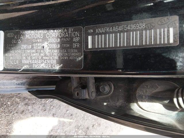 KIA FORTE LX 2015 KNAFK4A64F5436938 Image 9