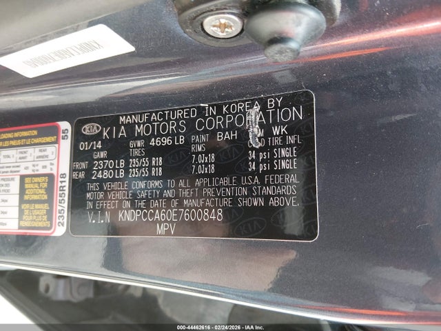 KIA Sportage Sx 2014 KNDPCCA60E7600848 Image 9