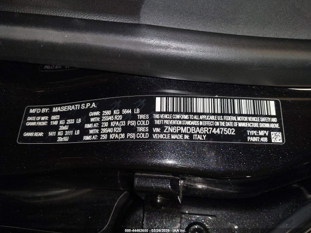 2024 MASERATI GRECALE ZN6PMDBA6R7447502 Photo 8