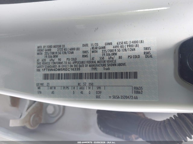 Ford F-450 Xl 2024 1FT8W4DM5REC16335 Image 8