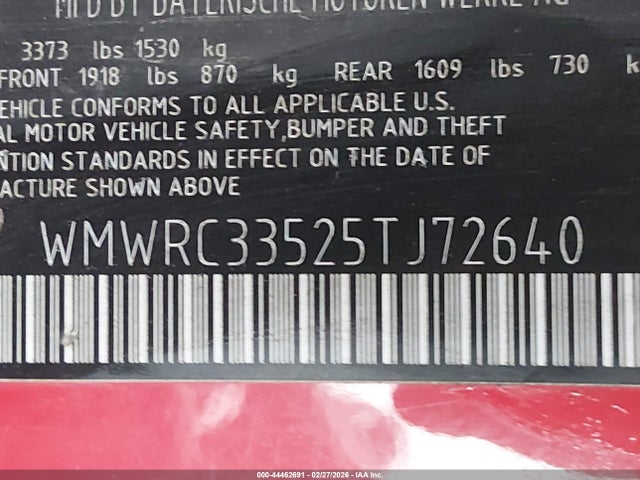 2005 MINI COOPER WMWRC33525TJ72640 Photo 8