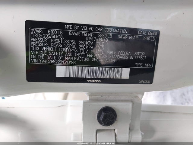 2009 VOLVO XC90 YV4CZ852291510186 Photo 8