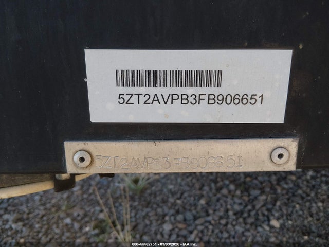 5ZT2AVPB3FB906651 Avenger Travel Trailer