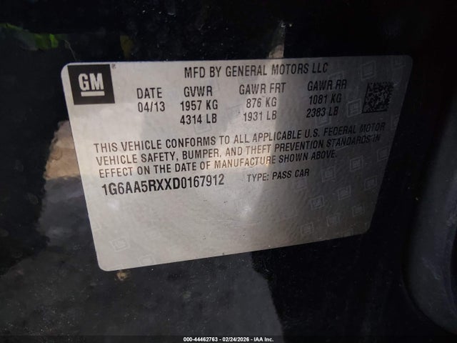 2013 CADILLAC ATS 1G6AA5RXXD0167912 Photo 8