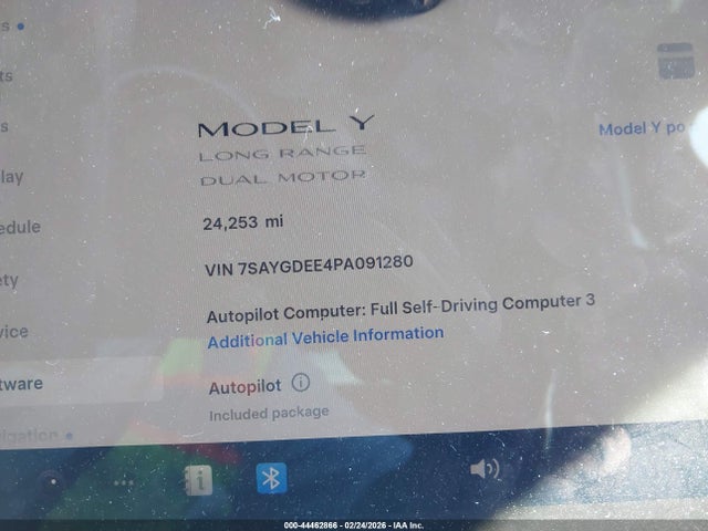 7SAYGDEE4PA091280 Tesla Model Y Awd/long Range Dual Motor All-wheel Drive