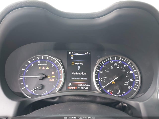 Aukcja sprzedaży 2019 Infiniti Q60 3.0t Luxe, vin: JN1EV7EK4KM231489, numer aukcji: 44463131