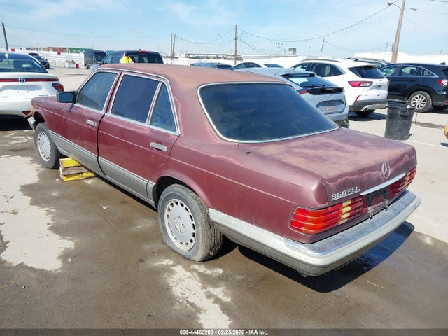 1987 MERCEDES-BENZ 560 WDBCA39DXHA305849 Photo 2