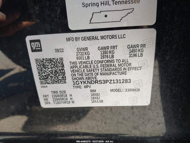 2023 CADILLAC XT5 1GYKNDRS3PZ131283 Photo 8