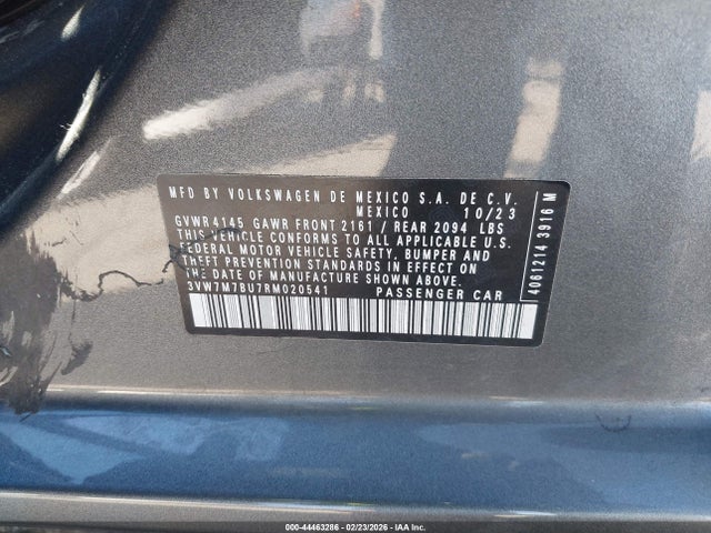 2024 VOLKSWAGEN JETTA 3VW7M7BU7RM020541 Photo 8