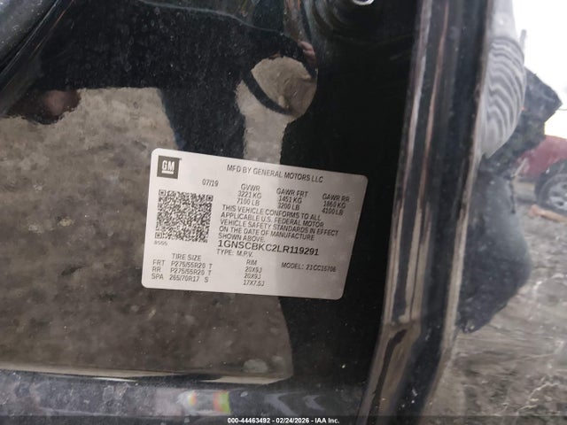 Chevrolet Tahoe 2wd Lt 2020 1GNSCBKC2LR119291 Image 9