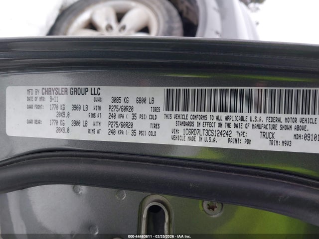 Aukcja sprzedaży 2012 Ram 1500 Slt, vin: 1C6RD7LT3CS124242, numer aukcji: 44463611