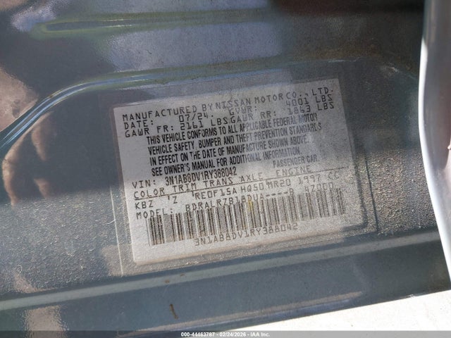 Aukcja sprzedaży 2024 Nissan Sentra Sr Xtronic Cvt, vin: 3N1AB8DV1RY388042, numer aukcji: 44463787