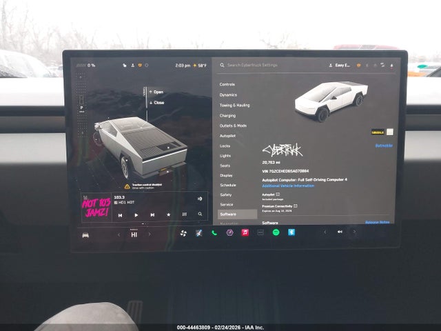 Aukcja sprzedaży 2025 Tesla Cybertruck All-wheel Drive, vin: 7G2CEHED6SA070884, numer aukcji: 44463809