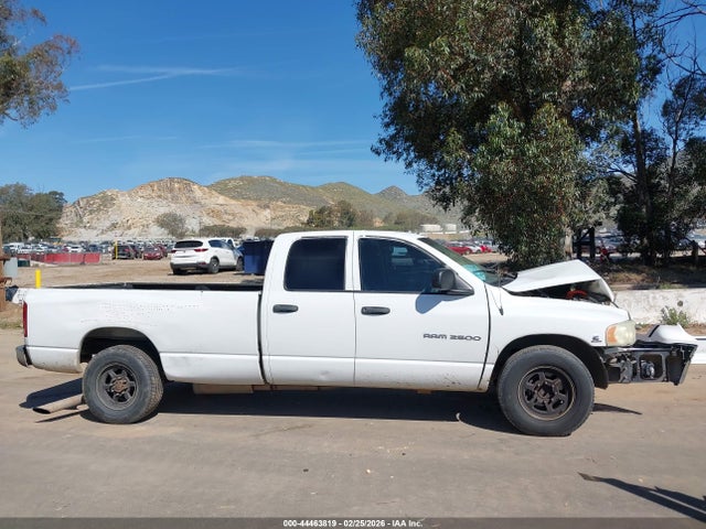 Aukcja sprzedaży 2003 Dodge Ram 2500 Slt/laramie/st, vin: 3D7KA286X3G719014, numer aukcji: 44463819