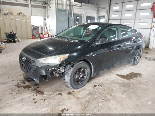 KMHC65LC9HU055416 Hyundai Ioniq Hybrid Blue