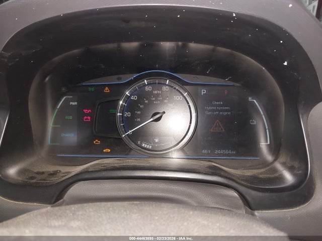 KMHC65LC9HU055416 Hyundai Ioniq Hybrid Blue
