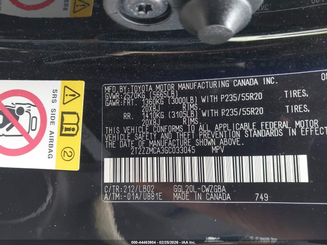 Продажа на аукционе авто 2016 Lexus Rx 350, vin: 2T2ZZMCA3GC033045, номер лота: 44463904